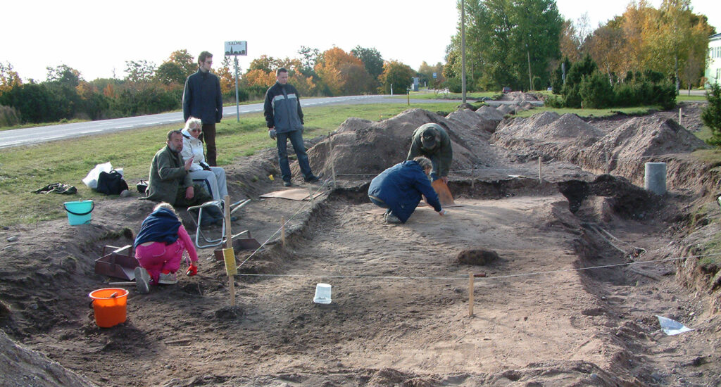 Utgravningen av Salme-skipene.
Foto: Saaremaa muuseum