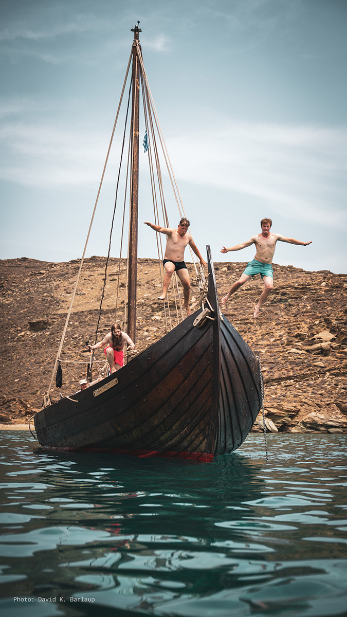 Saga Farmann på vei gjennom Europa<br />
Foto: Kjersti Marken